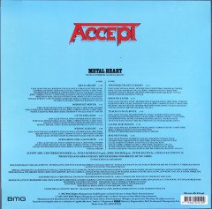 ACCEPT - METAL HEART (1985) - LP SIFIR PLAK