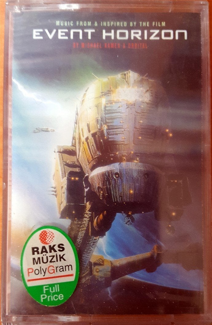 EVENT HORIZON - SOUNDTRACK MICHAEL KAMEN & ORBITAL (1997) RAKS CASSETTE MADE IN TURKEY ''NEW''