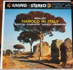 BERLIOZ: HAROLD IN ITALY BOSTON SYMPHONY, CHARLES MUNCH - LP 2.EL