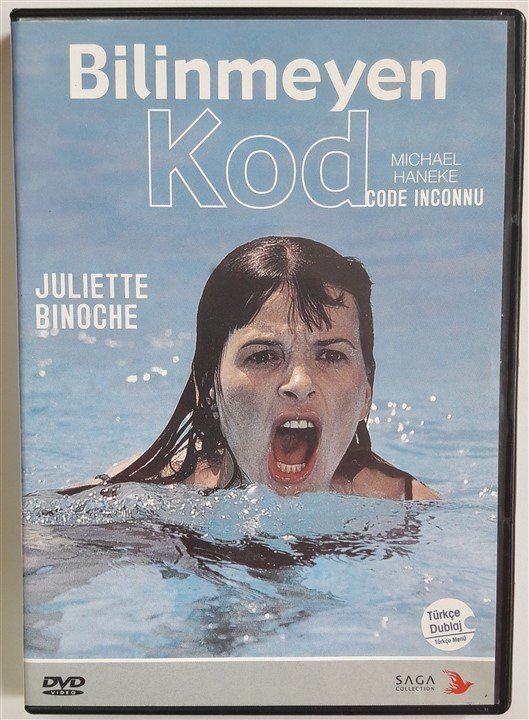BİLİNMEYEN KOD - CODE INCONNU - JULIETTE BINOCHE - MICHAEL HANEKE - DVD AMBALAJINDA SIFIR