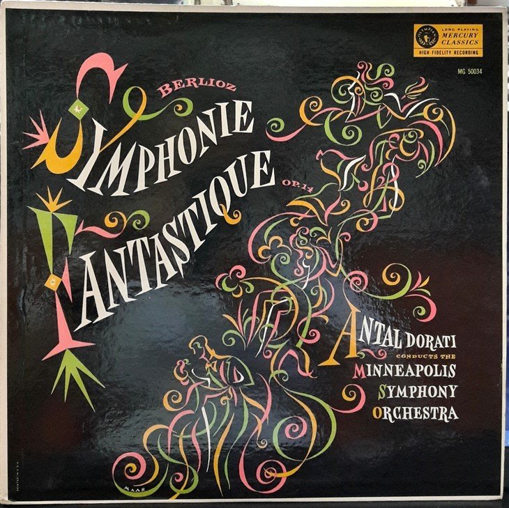 BERLIOZ: SYMPHONIE FANTASTIQUE, MINNEAPOLIS SYMPHONY ORCHESTRA, ANTAL DORATI - PLAK 2.EL