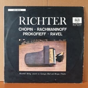 RICHTER / CHOPIN, RACHMANINOFF, PROKOFIEFF, RAVEL - LP 2.EL PLAK