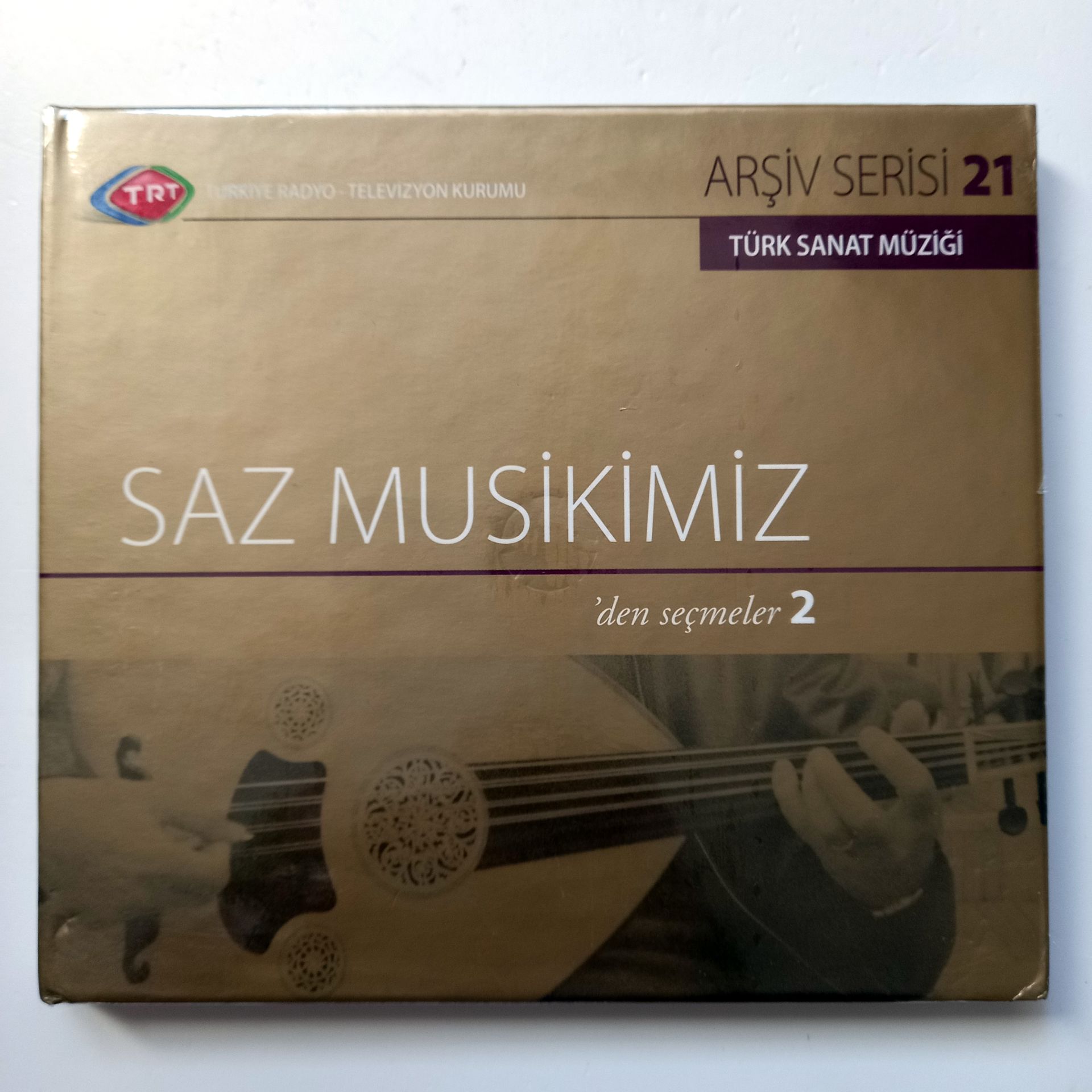 SAZ MUSİKİMİZ'DEN SEÇMELER 2 / TÜRK SANAT MÜZİĞİ / TRT ARŞİV SERİSİ 21 - CD SIFIR