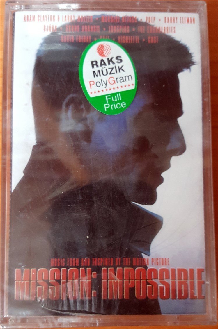 MISSION IMPOSSIBLE - SOUNDTRACK (1996) RAKS CASSETTE MADE IN TURKEY ''NEW''
