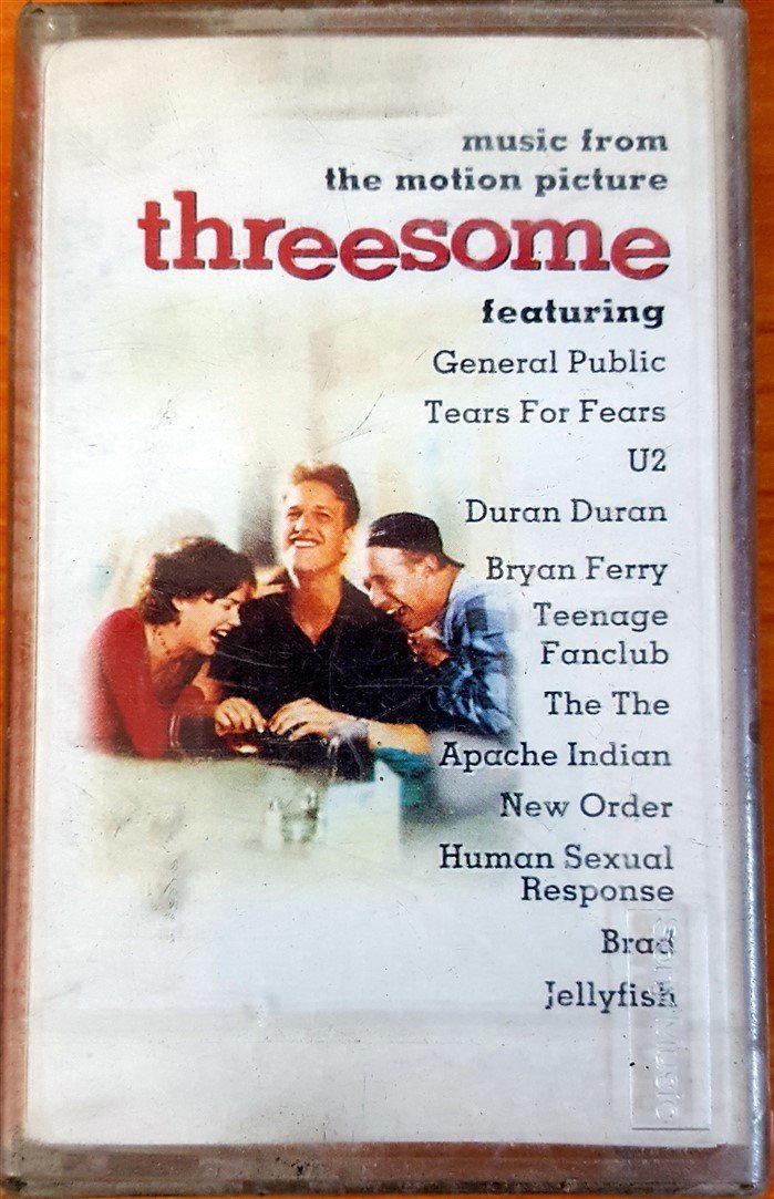 THREESOME - SOUNDTRACK TEARS FOR FEARS U2 DURAN DURAN NEW ORDER CASSETTE MADE IN TURKEY ''NEW''