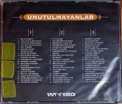 UNUTULMAYANLAR / SOLİSTLER: İNCİ ÇAYIRLI, SERAP MUTLU AKBULUT (1996) YAPI KREDİ 3CD 2.EL