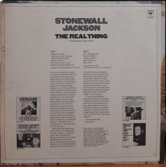 STONEWALL JACKSON - THE REAL THING (1970)  - PLAK 2.EL