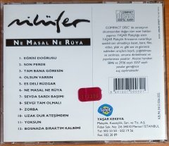 NİLÜFER - NE MASAL NE RÜYA (1994) - CD YAŞAR KEKEVA 2.EL