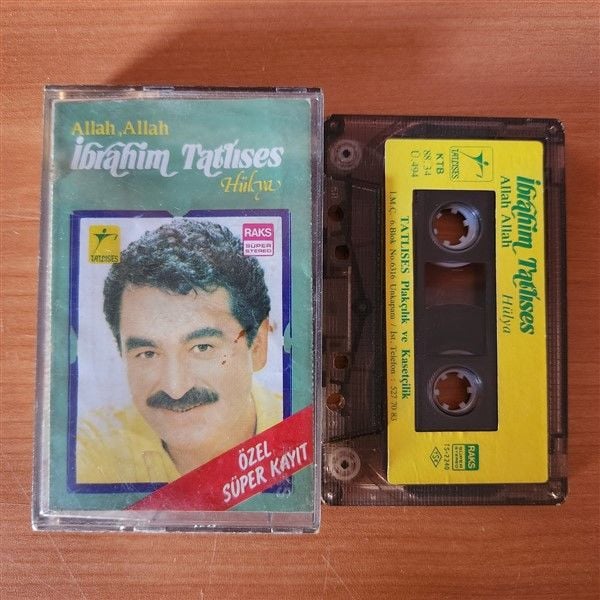 İBRAHİM TATLISES - ALLAH ALLAH / HÜLYA (1988) - KASET 2.EL