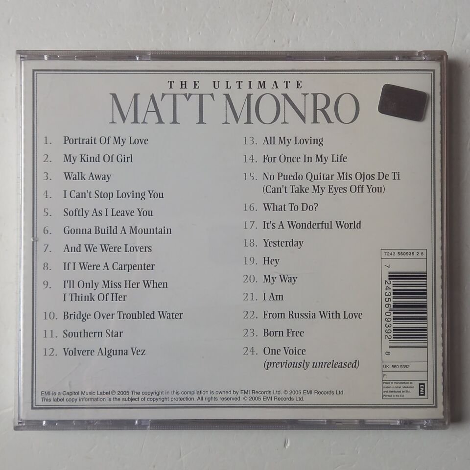 MATT MONRO – THE ULTIMATE MATT MONRO (2005) - CD 2.EL
