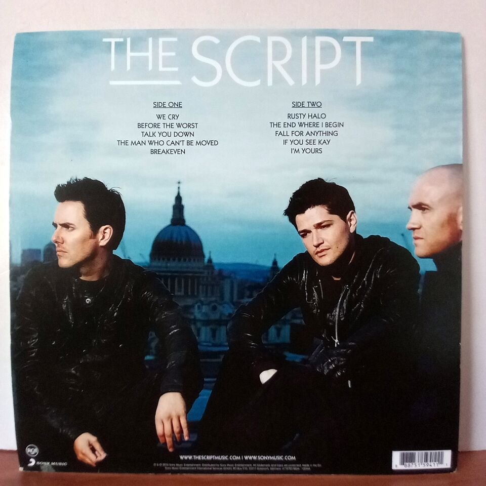 THE SCRIPT – THE SCRIPT (2008) - LP 2016 REISSUE 180G 2.EL PLAK