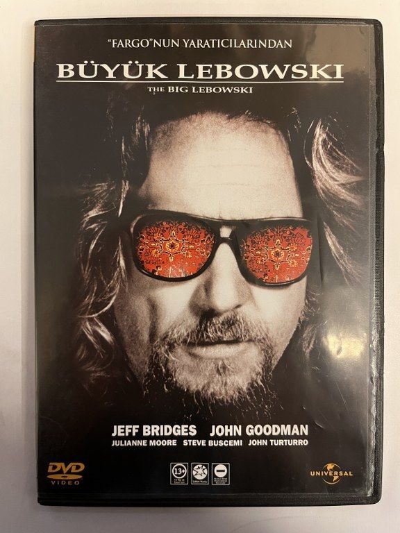 THE BIG LEBOWSKI - JEFF BRIDGES - JOHN GOODMAN - JULIANNE MOORE STEVE BUSCEMI - JOHN TURTURRO - ETHAN COEN & JOEL COEN - DVD SLIMCASE 2.EL