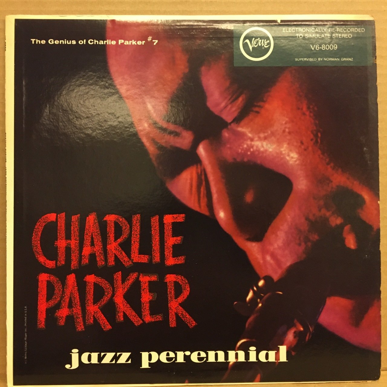 CHARLIE PARKER - JAZZ PERENIAL VERVE 2.EL PLAK