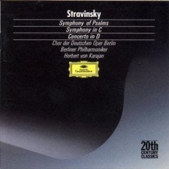 STRAVINSKY - SYMPHONY OF PSALMS / SYMPH IN C / CONCERTO IN D - CD 1988 WEST GERMANY EDITION 2.EL