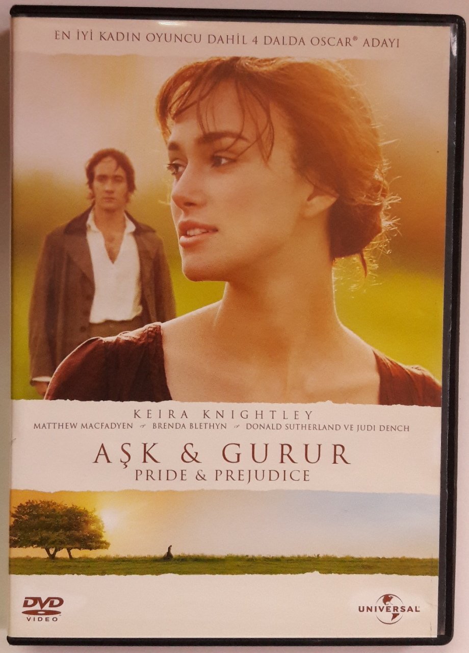 AŞK VE GURUR - PRIDE AND PREJUDICE - KEIRA KNIGHTLEY - MATTHEW MACFADYEN - DONALD SUTHERLAND - JUDI DENCH - JOE WRIGHT - DVD 2.EL (JANE AUSTEN)