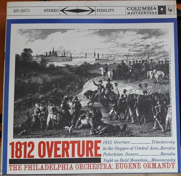 TCHAIKOVSKY 1812, BORODIN: POLOVTSIAN DANCES, MUSSORGSKY: NIGH ON BALD MOUNTAIN, PHILADELPHIA ORCHESTRA, EUGENE ORMANDY - LP 2.EL