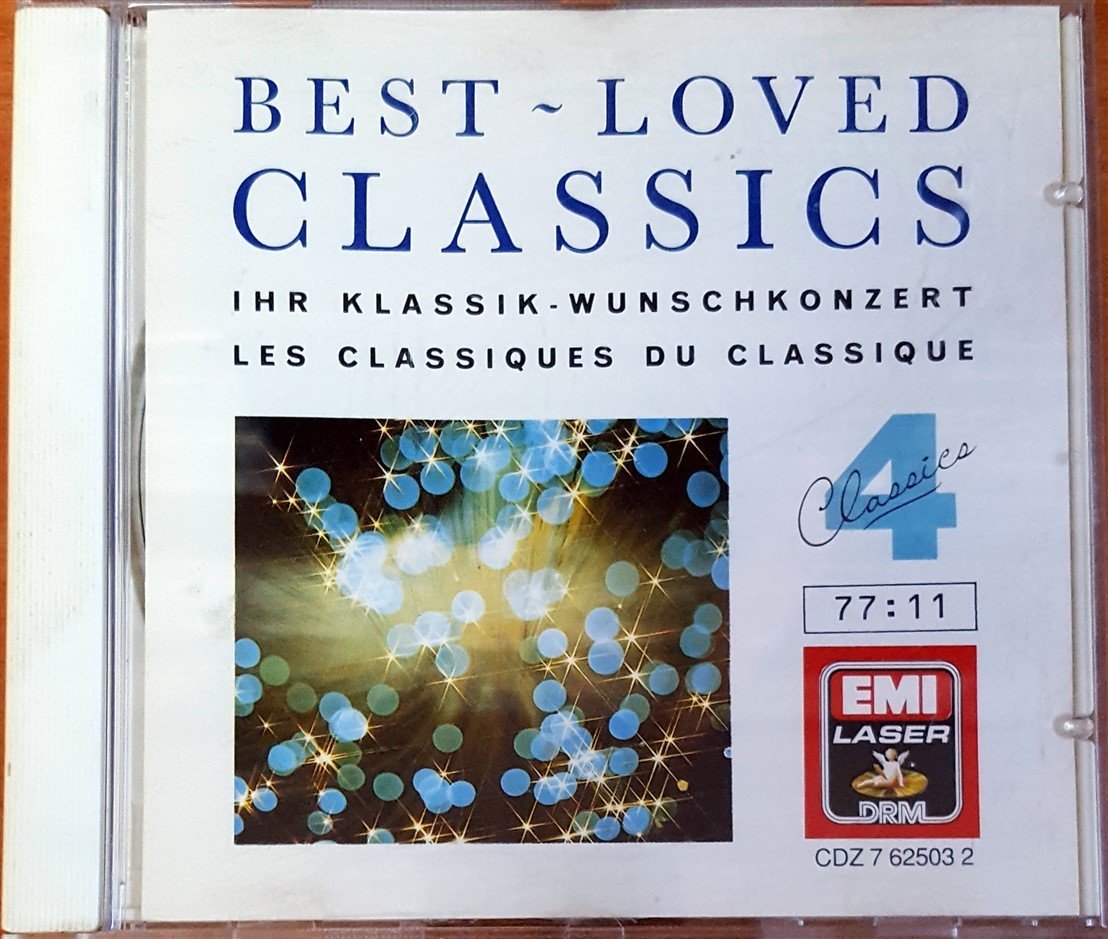 BEST-LOVED CLASSICS 4 / ORFF, J.S. BACH, VERDI, ELGAR, CHOPIN, HANDEL (1988) CD 2.EL