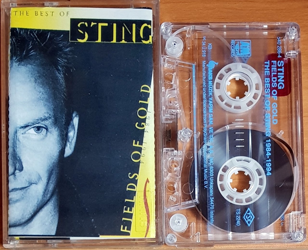 STING - FIELDS OF GOLD (1995) RAKS KASET 2.EL