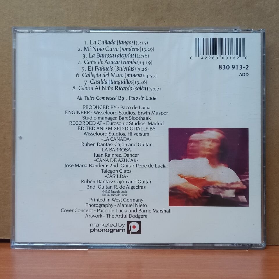 PACO DE LUCIA - SIROCO (1987) - CD 2.EL