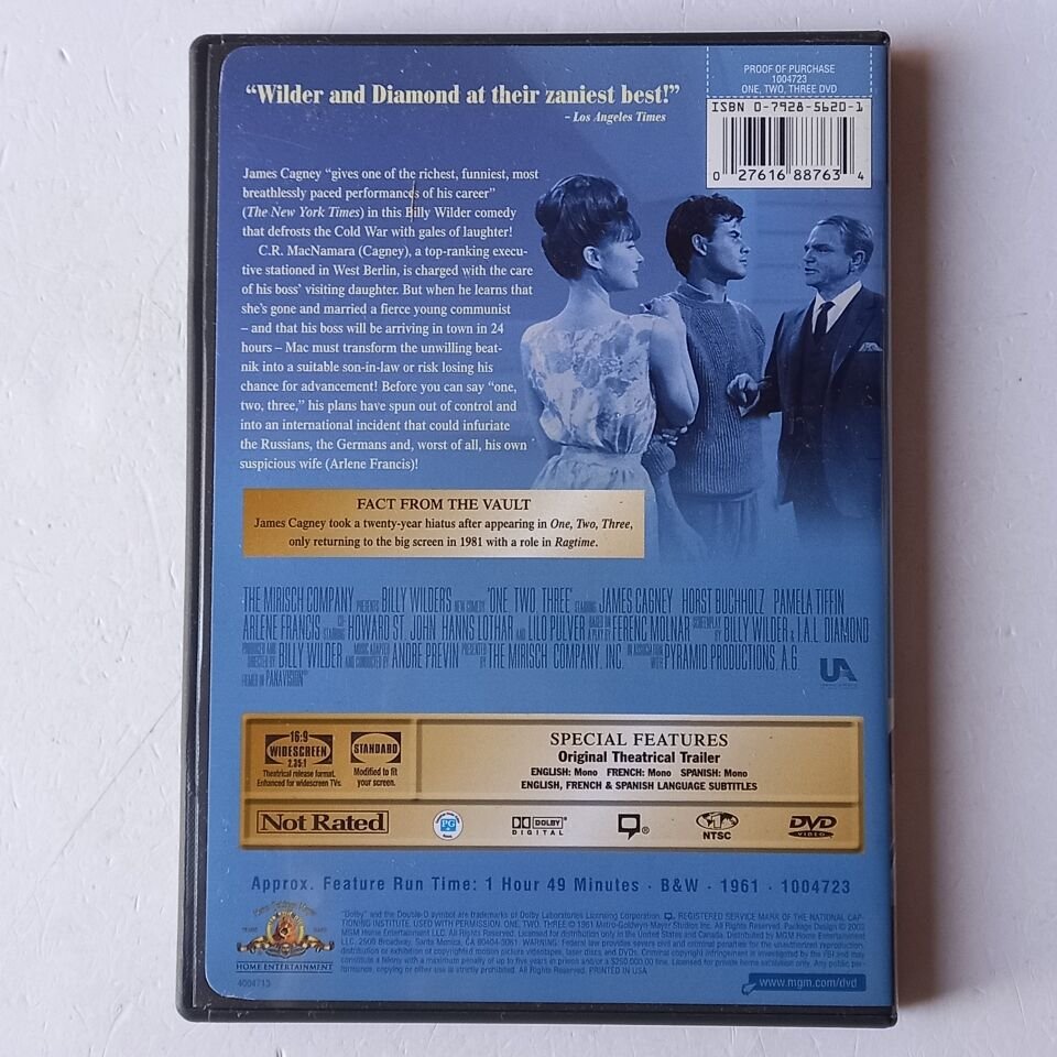 ONE, TWO, THREE - JAMES CAGNEY, HORST BUCHHOLZ, PAMELA TIFFIN - DVD 1.BÖLGE 2.EL