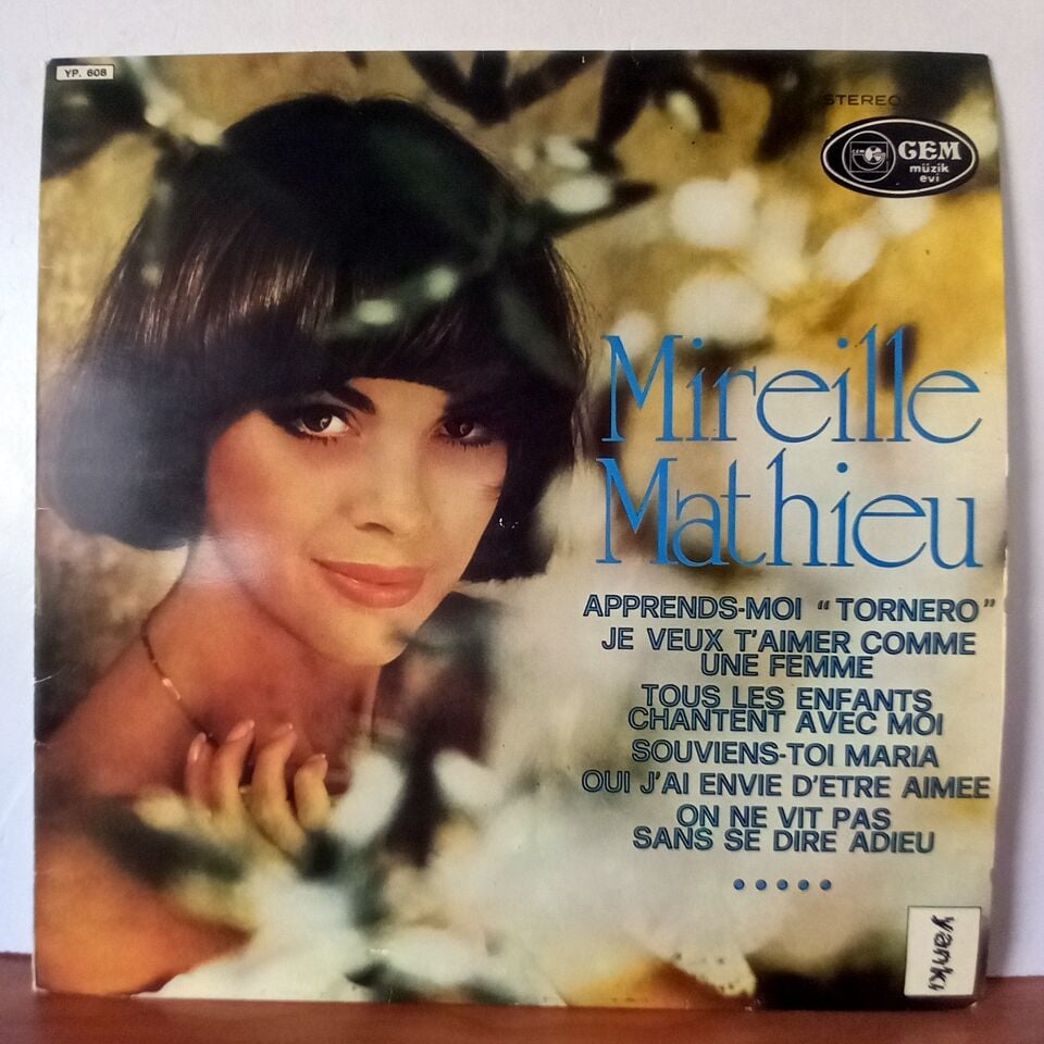 MIREILLE MATHIEU – APPRENDS-MOI (1976) - YERLİ BASKI LP 2.EL PLAK