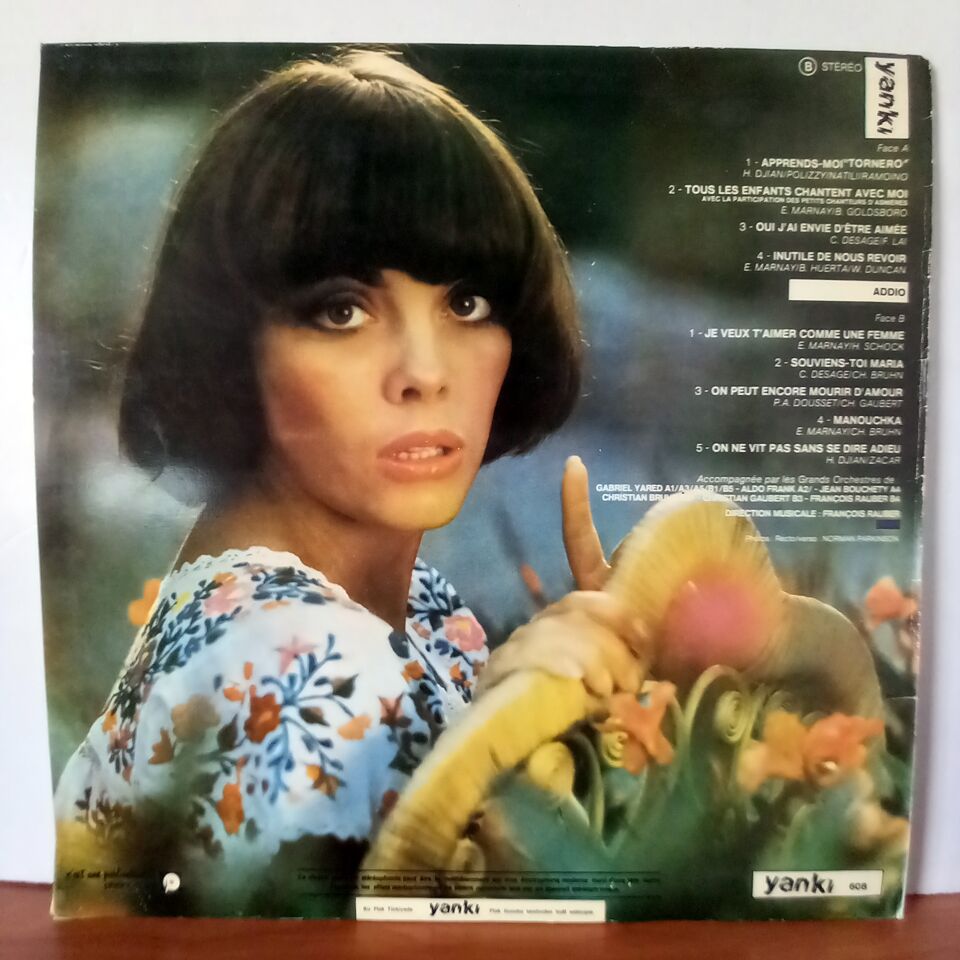 MIREILLE MATHIEU – APPRENDS-MOI (1976) - YERLİ BASKI LP 2.EL PLAK