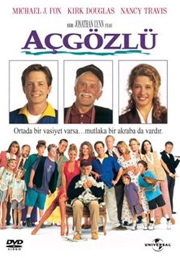 AÇGÖZLÜ - GREEDY - MICHAEL J. FOX - KIRK DOUGLAS - NANCY TRAVIS - DVD 2.EL