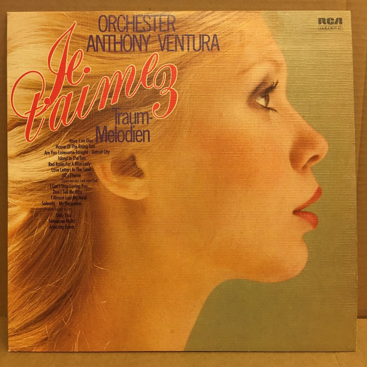 ANTHONY VENTURA ORCHESTRA JE T'AIME 3 2.EL PLAK