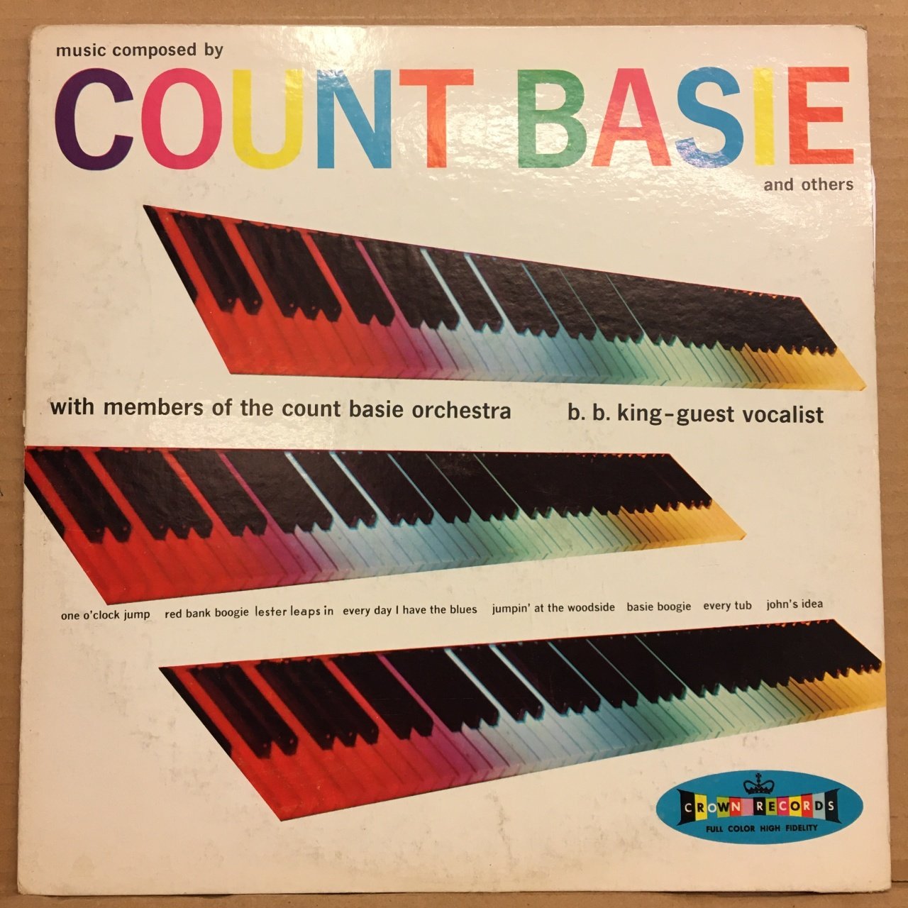 COMPOSITIONS OF COUNT BASIE AND OTHERS GUEST VOCALIST B.B. KING 1959 2.EL KIRMIZI PLAK