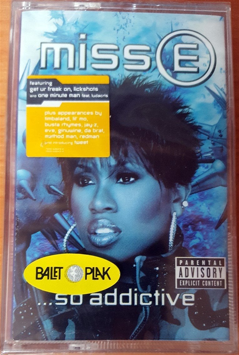 MISSY ELLIOT - MISS E...SO ADDICTIVE CASSETTE MADE IN GERMANY ''NEW''