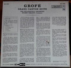 GROFE: GRAND CANYON SUITE, PHILADELPHIA ORCHESTRA, EUGENE ORMANDY - LP 2.EL