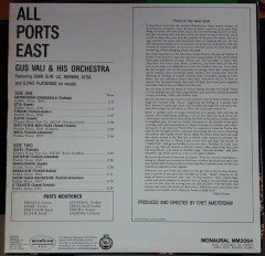 ALL PORTS EAST - GUS VALI ORCH. - EMİN GÜNDÜZ - 2.EL PLAK