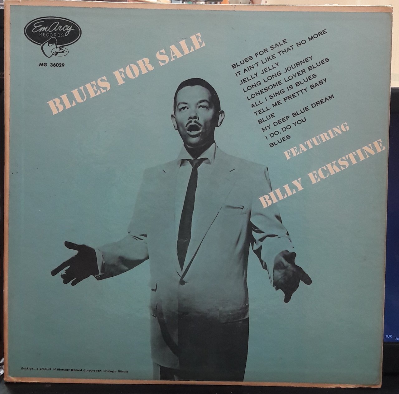 BILLY ECKSTINE - BLUES FOR SALE - PLAK 2.EL