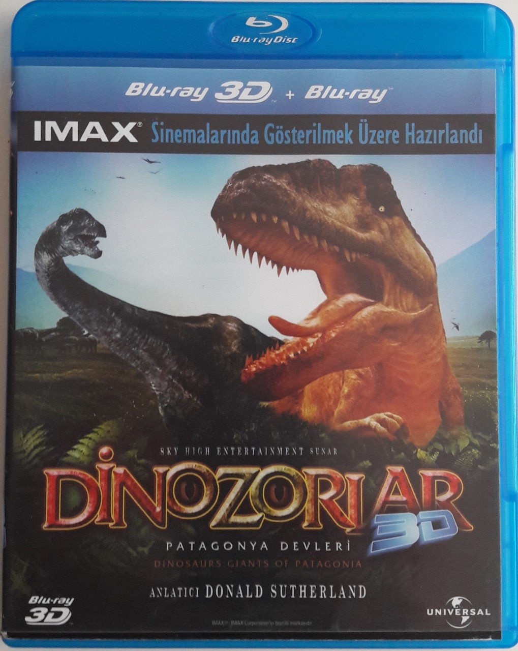 DİNOZORLAR PATAGONYA DEVLERİ - 3DBLU-RAY+BLU-RAY 2.EL