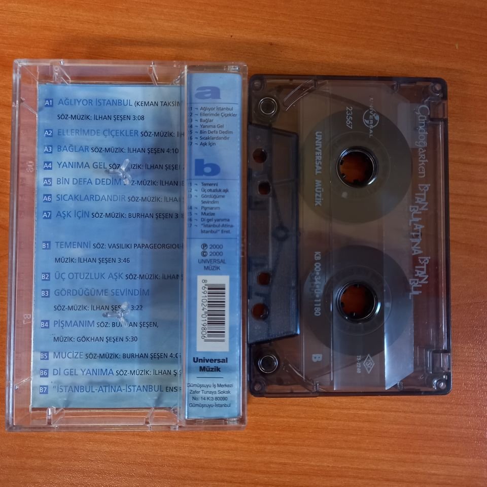 GÜNDOĞARKEN - İSTANBUL ATİNA İSTANBUL (2000) - KASET 2.EL