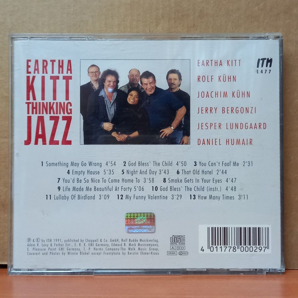 EARTHA KITT – THINKING JAZZ (1991) - CD 2.EL