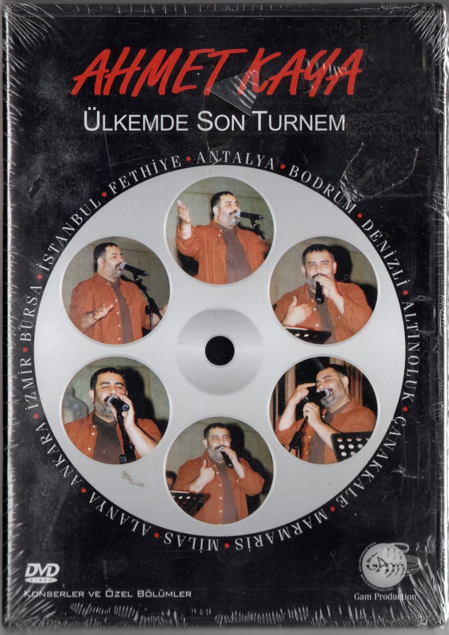 AHMET KAYA - ÜLKEMDE SON TURNEM (2010) - DVD SIFIR
