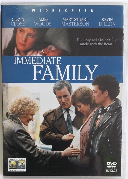 IMMEDIATE FAMILY - GLENN CLOSE - JAMES WOODS - DVD 2.EL