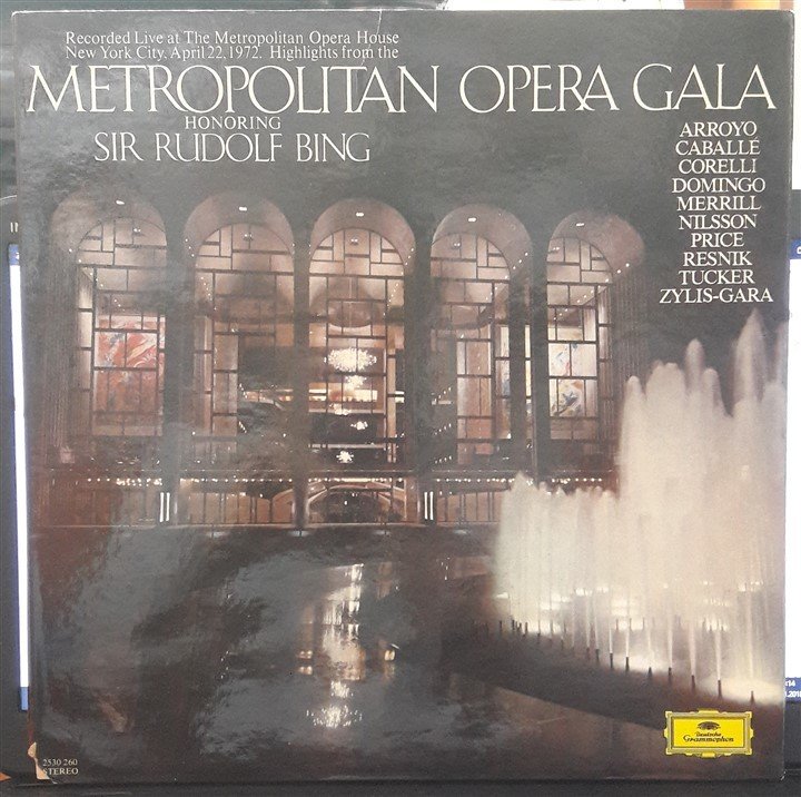METROPOLITAN OPERA GALA HONORING SIR RUDOLF BING - 2.EL PLAK