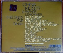 CHINA MOSES & RAPHAEL LEMONNIER - THIS ONE'S FOR DINAH (2008) - CD BLUE NOTE 2.EL