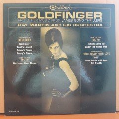 GOLDFINGER JAMES BOND THRILLERS - RAY MARTIN AND HIS ORCHESTRA (1965) - LP PLAK 2.EL