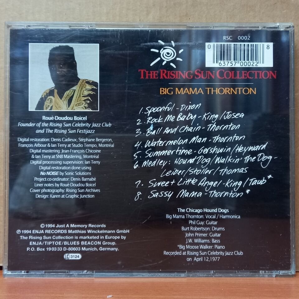 BIG MAMA THORNTON – THE RISING SUN COLLECTION (1994) - CD 2.EL