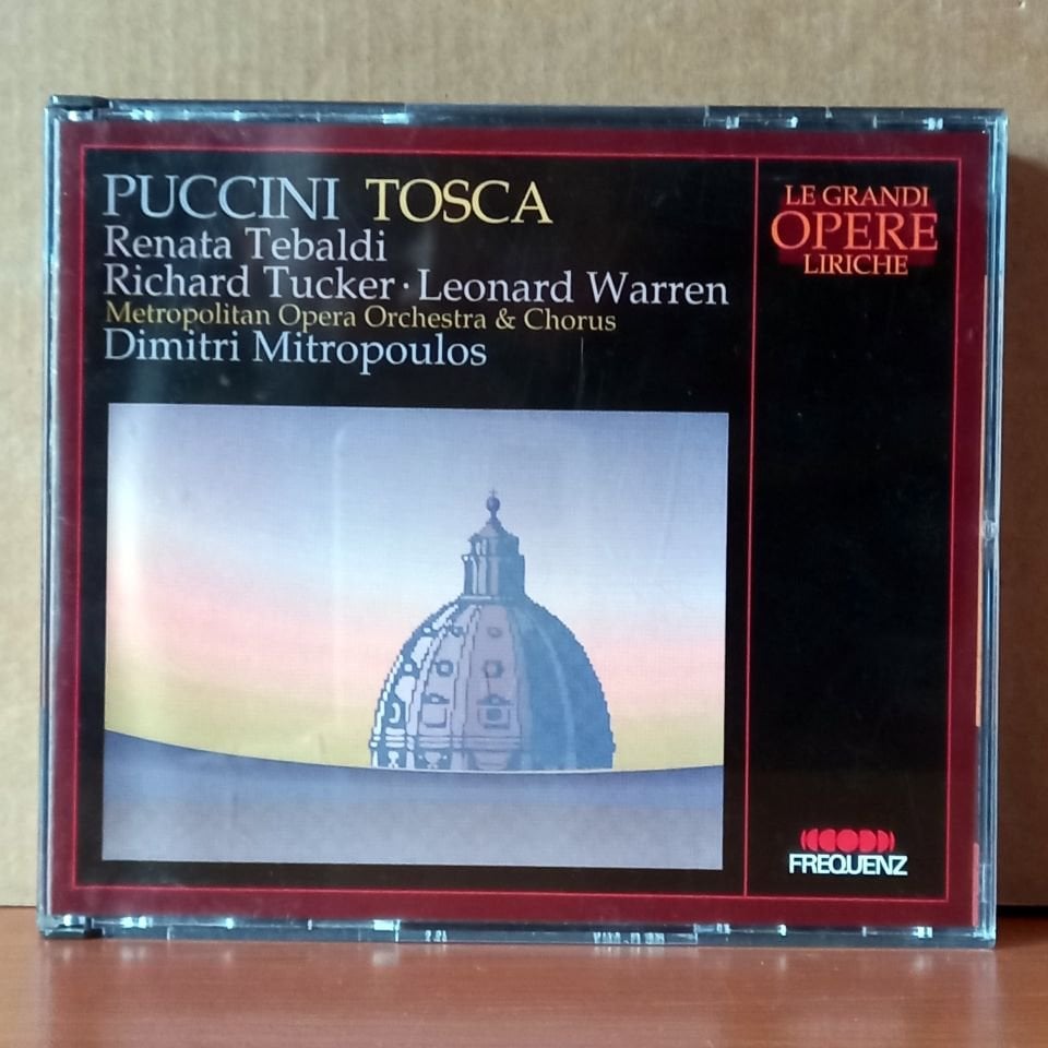 PUCCINI: TOSCA / RENATA TEBALDI • RICHARD TUCKER • LEONARD WARREN • METROPOLITAN OPERA ORCHESTRA & CHORUS • DIMITRI MITROPOULOS (1989) - 2CD 2.EL