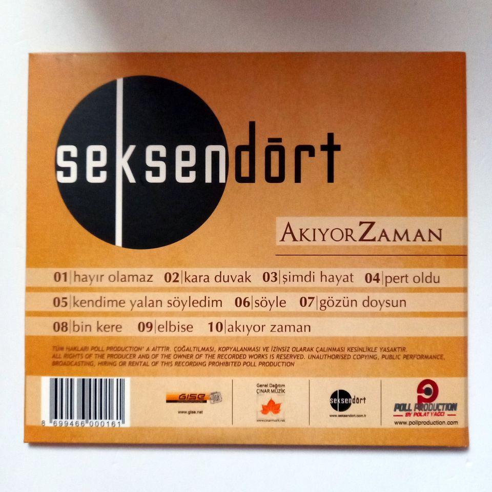 SEKSENDÖRT – AKIYOR ZAMAN (2011) - CD 2.EL