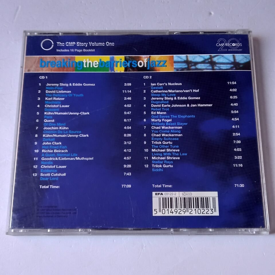 BREAKING THE BARRIERS OF JAZZ (1997) - 2CD 2.EL
