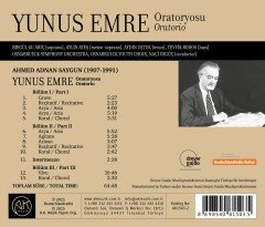 AHMED ADNAN SAYGUN: YUNUS EMRE ORATORYOSU, BİRGÜL SU ARİÇ, AYLİN ATEŞ, NACİ ÖZGÜÇ - CD SIFIR