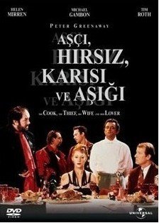 AŞÇI, HIRSIZ, KARISI VE AŞIĞI - THE COOK, THE THIEF, HIS WIFE AND HER LOVER - MICHAEL GAMBON - HELEN MIRREN - TIM ROTH - PETER GREENAWAY - DVD 2.EL