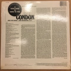 EDDIE CONDON AND HIS BAND JAM SESSIONS 3 &4 (1938, 1940, 1942) 1982 SIFIR PLAK