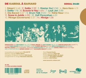 SOWAL DIABI / DE KABOUL A BAMAKO (FROM KABUL TO BAMAKO) - VARIOUS ARTISTS FROM AFGHANISTAN MALI & IRAN (2022) - 2LP ETHNO JAZZ WORLD MUSIC SIFIR PLAK