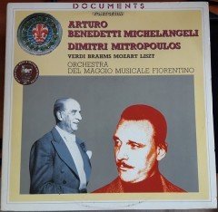 ARTURO BENEDETTI MICHELANGELI, DIMITRI MITROPOULOS - VERDI,BRAHMS,MOZART,LISZT ORCHESTRA DEL MAGGIO MUSICALE FIORENTINO - LP 2.EL
